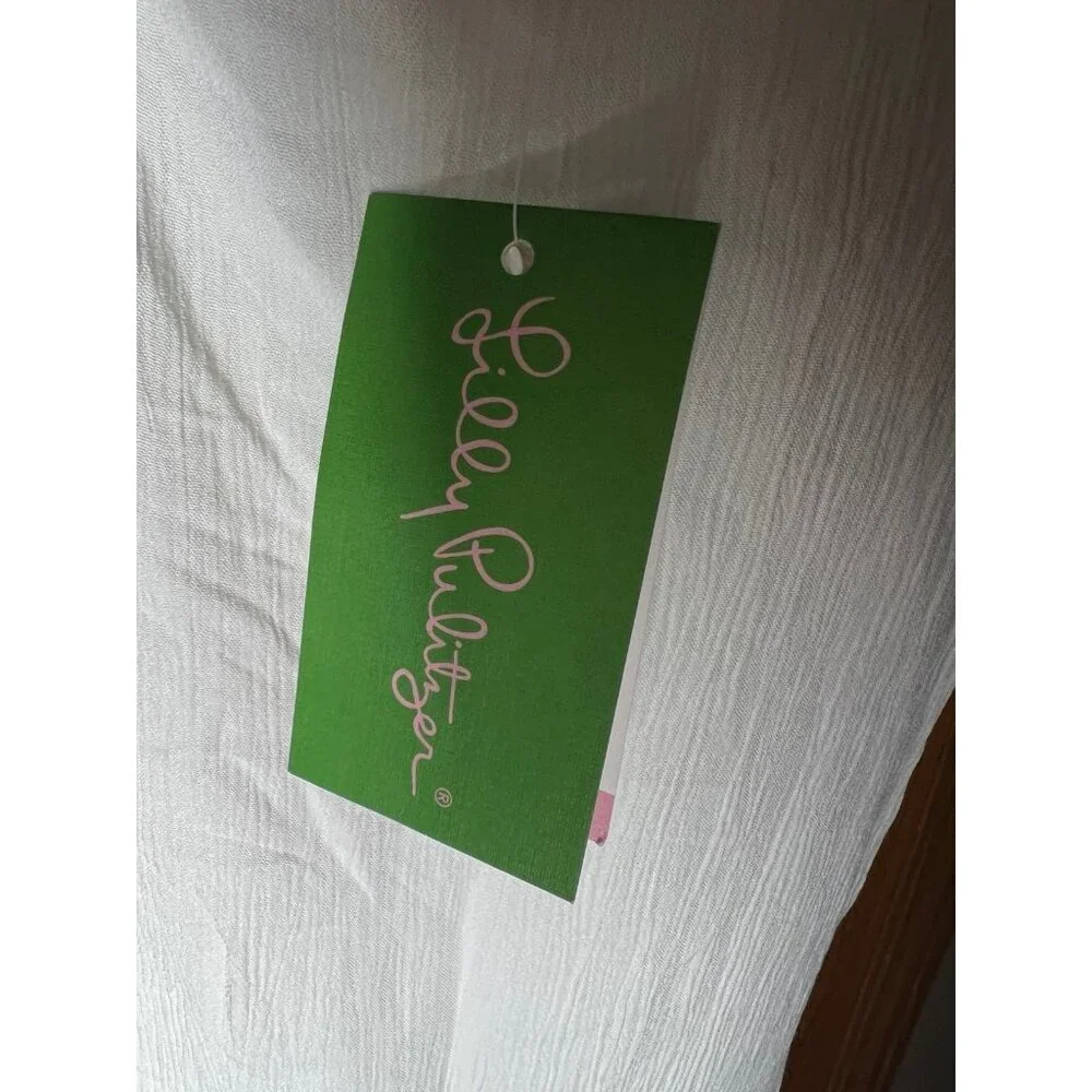Lilly Pulitzer Thalia Tunic Sleeveless Swing Dress Embroidery in Size L New - Picture 4 of 9